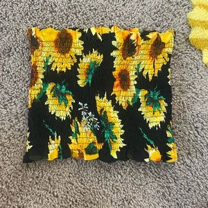 Sunflower Tube/Crop top / NWOT